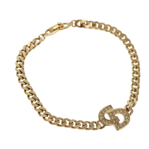 Christian Dior Bracelet metal Gold Auth 133459