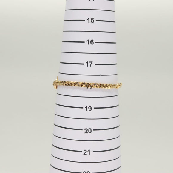 Christian Dior Bracelet metal Gold Auth 133459