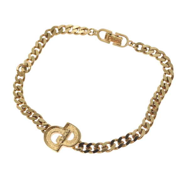 Christian Dior Bracelet metal Gold Auth 133459
