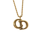 Christian Dior Necklace metal Gold Auth 133461-3