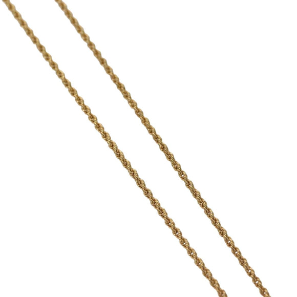 Christian Dior Necklace metal Gold Auth 133461