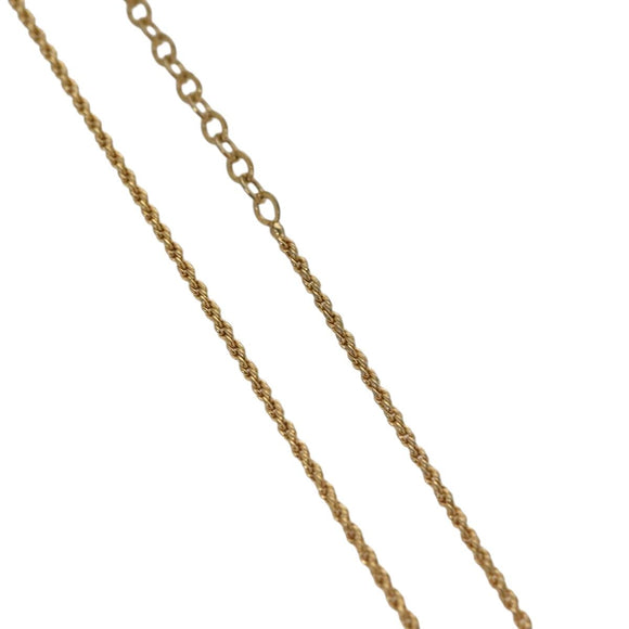 Christian Dior Necklace metal Gold Auth 133461