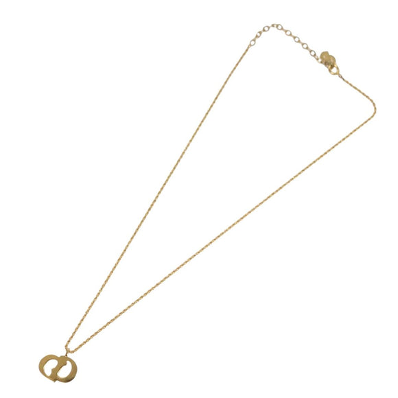 Christian Dior Necklace metal Gold Auth 133461