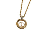 Christian Dior Necklace metal Gold Auth 133462-10