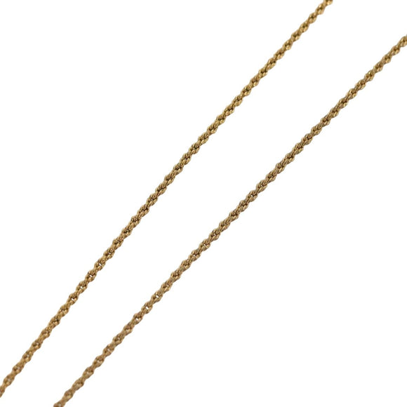 Christian Dior Necklace metal Gold Auth 133462