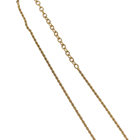 Christian Dior Necklace metal Gold Auth 133462