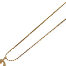 Christian Dior Necklace metal Gold Auth 133463-10