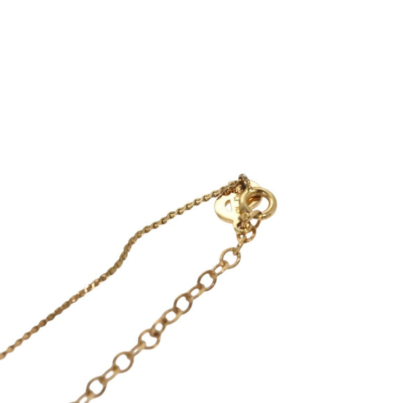 Christian Dior Necklace metal Gold Auth 133463