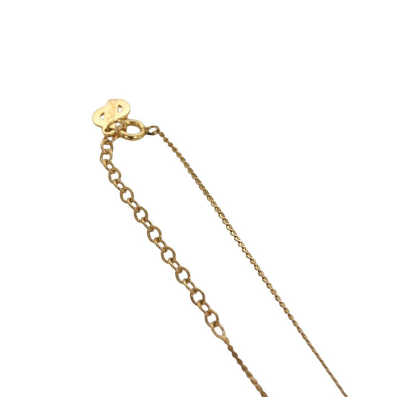 Christian Dior Necklace metal Gold Auth 133463