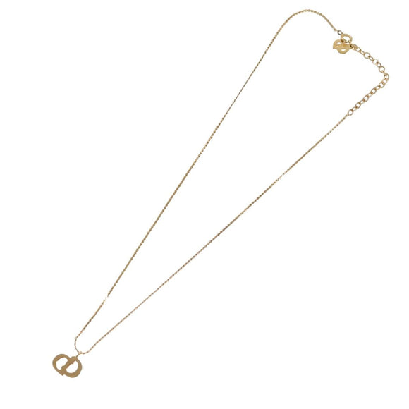 Christian Dior Necklace metal Gold Auth 133463