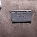 FENDI Fab Shoulder Bag Leather Green Gold Auth 133473M-21