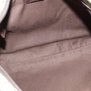 GUCCI GG Supreme Shoulder Bag PVC Beige Silver 141198 Auth 133479-16