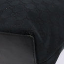 GUCCI GG Canvas Tote Bag Gold Black 002 1098 3444 Auth 133481-10