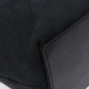 GUCCI GG Canvas Tote Bag Gold Black 002 1098 3444 Auth 133481-11