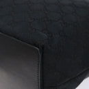 GUCCI GG Canvas Tote Bag Gold Black 002 1098 3444 Auth 133481-12