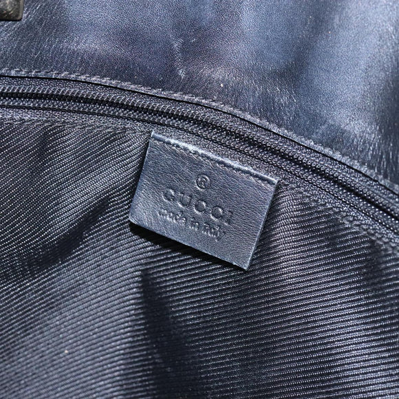 GUCCI GG Canvas Tote Bag Gold Black 002 1098 3444 Auth 133481