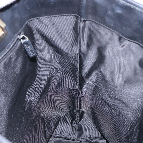 GUCCI GG Canvas Tote Bag Gold Black 002 1098 3444 Auth 133481