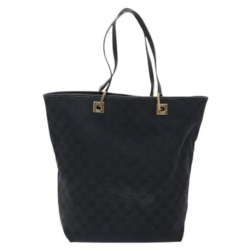 GUCCI GG Canvas Tote Bag Gold Black 002 1098 3444 Auth 133481 - 0