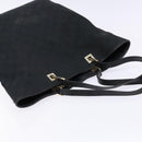 GUCCI GG Canvas Tote Bag Gold Black 002 1098 3444 Auth 133481-6