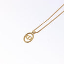 Christian Dior Necklace metal Gold Auth 133488-9