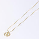 Christian Dior Necklace metal Gold Auth 133489-10