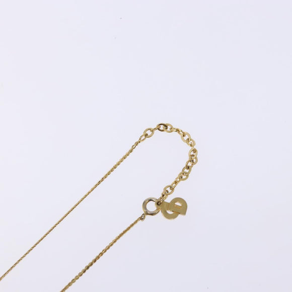 Christian Dior Necklace metal Gold Auth 133489