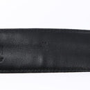 FENDI Zucca Canvas Belt Black Brown Auth 133498-13