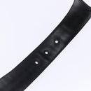 FENDI Zucca Canvas Belt Black Brown Auth 133498-9