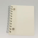 HERMES Yuris PM Day Planner Cover Leather Brown Silver Auth 133499-19