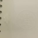 HERMES Yuris PM Day Planner Cover Leather Brown Silver Auth 133499-20