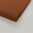 HERMES Yuris PM Day Planner Cover Leather Brown Silver Auth 133499-7