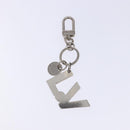 LOUIS VUITTON Porte Cles LV Rope Charm metal Silver M66497 LV Auth 133502-2