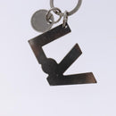 LOUIS VUITTON Porte Cles LV Rope Charm metal Silver M66497 LV Auth 133502-5