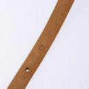 LOUIS VUITTON Belt Leather Black LV Auth 133503-10