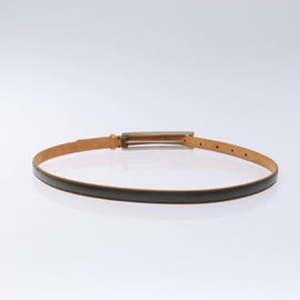 LOUIS VUITTON Belt Leather Black LV Auth 133503 - 0