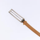 LOUIS VUITTON Belt Leather Black LV Auth 133503-7