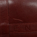 GIVENCHY Hand Bag Leather Red Gold Auth 133504-10