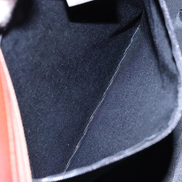 GIVENCHY Hand Bag Leather Red Gold Auth 133504