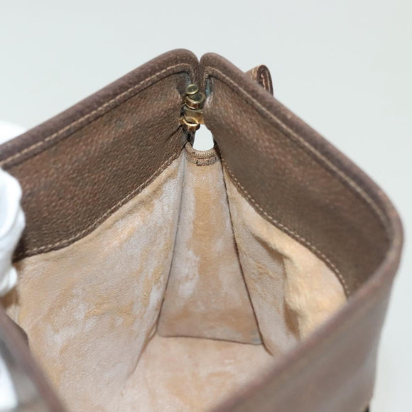 GUCCI Micro GG Supreme Clutch Bag PVC Beige 67 039 5465 Auth 133508