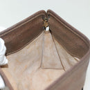 GUCCI Micro GG Supreme Clutch Bag PVC Beige 67 039 5465 Auth 133508-18