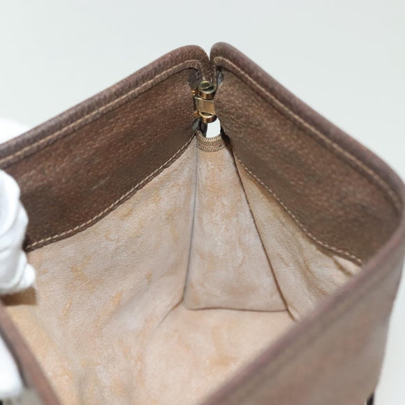 GUCCI Micro GG Supreme Clutch Bag PVC Beige 67 039 5465 Auth 133508