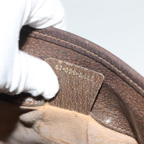 GUCCI Micro GG Supreme Clutch Bag PVC Beige 67 039 5465 Auth 133508