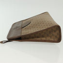 GUCCI Micro GG Supreme Clutch Bag PVC Beige 67 039 5465 Auth 133508-4
