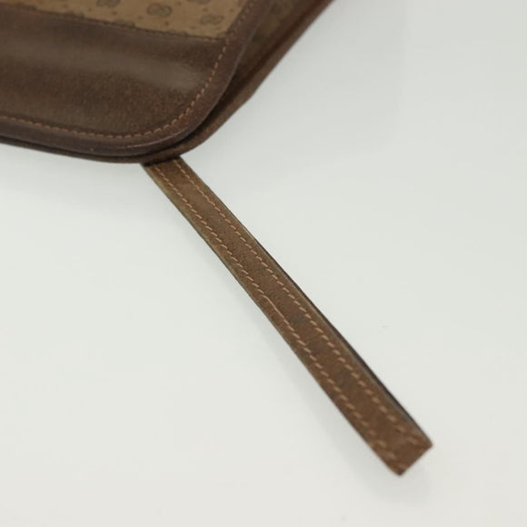 GUCCI Micro GG Supreme Clutch Bag PVC Beige 67 039 5465 Auth 133508