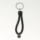 BOTTEGA VENETA INTRECCIATO Key Holder Leather Black Auth 133509-3