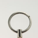 BOTTEGA VENETA INTRECCIATO Key Holder Leather Black Auth 133509-4