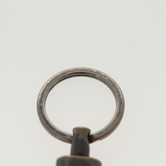 BOTTEGA VENETA INTRECCIATO Key Holder Leather Black Auth 133509