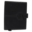 GUCCI Book Cover Leather Black Auth 133512-1