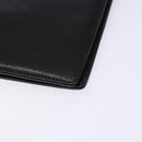 GUCCI Book Cover Leather Black Auth 133512-16
