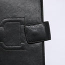 GUCCI Book Cover Leather Black Auth 133512-8
